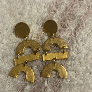 Gold Anthropologie Earrings